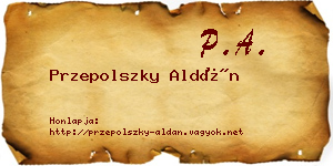 Przepolszky Aldán névjegykártya